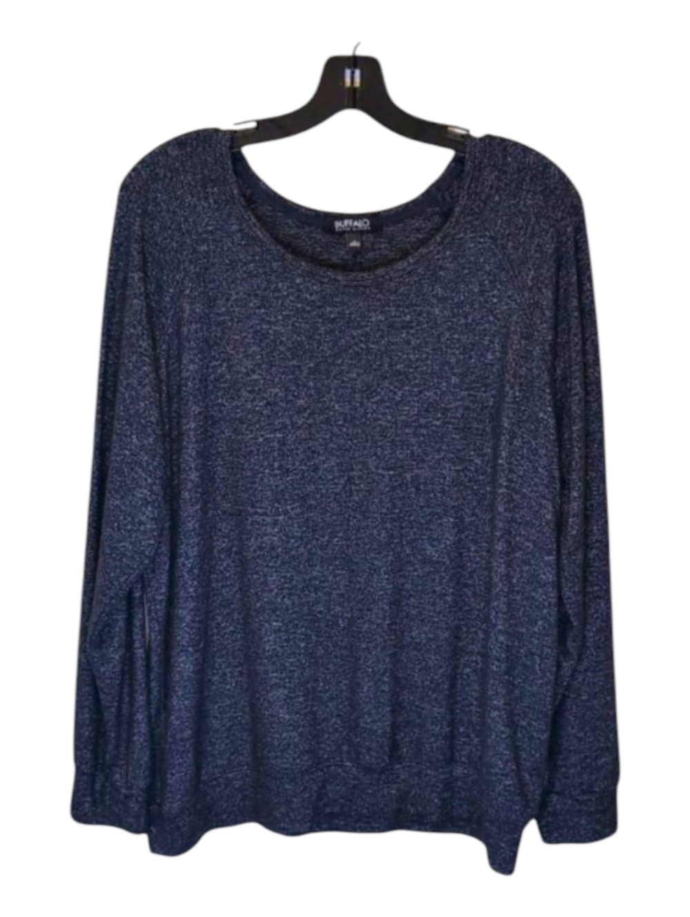 Buffalo David Bitton Women's L Long Sleeve Pullover Sweater Navy Cozy Comfy Soft